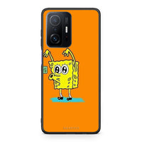 Thumbnail for Xiaomi 11T / 11T Pro No Money 2 Θήκη Αγίου Βαλεντίνου από τη Smartfits με σχέδιο στο πίσω μέρος και μαύρο περίβλημα | Smartphone case with colorful back and black bezels by Smartfits