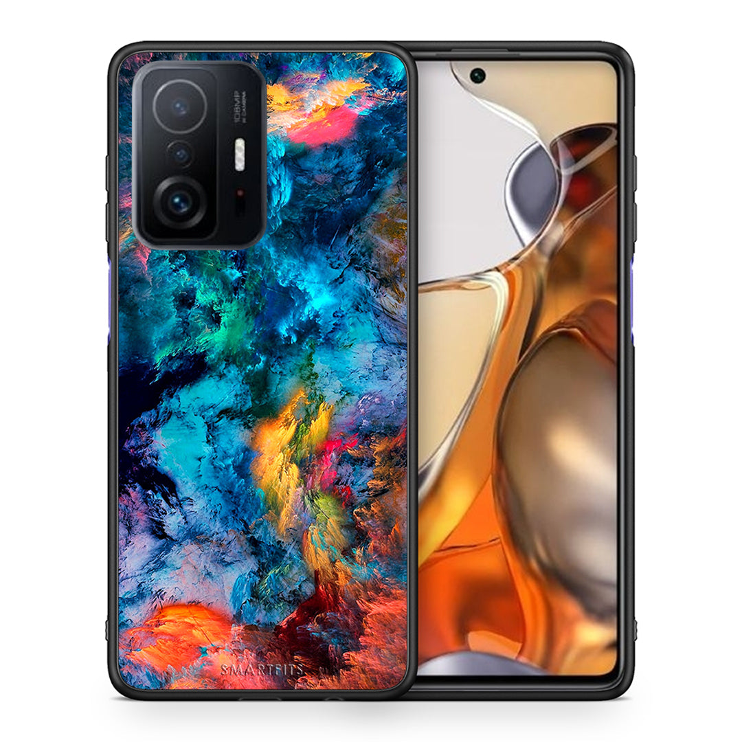 Θήκη Xiaomi 11T/11T Pro Crayola Paint από τη Smartfits με σχέδιο στο πίσω μέρος και μαύρο περίβλημα | Xiaomi 11T/11T Pro Crayola Paint case with colorful back and black bezels