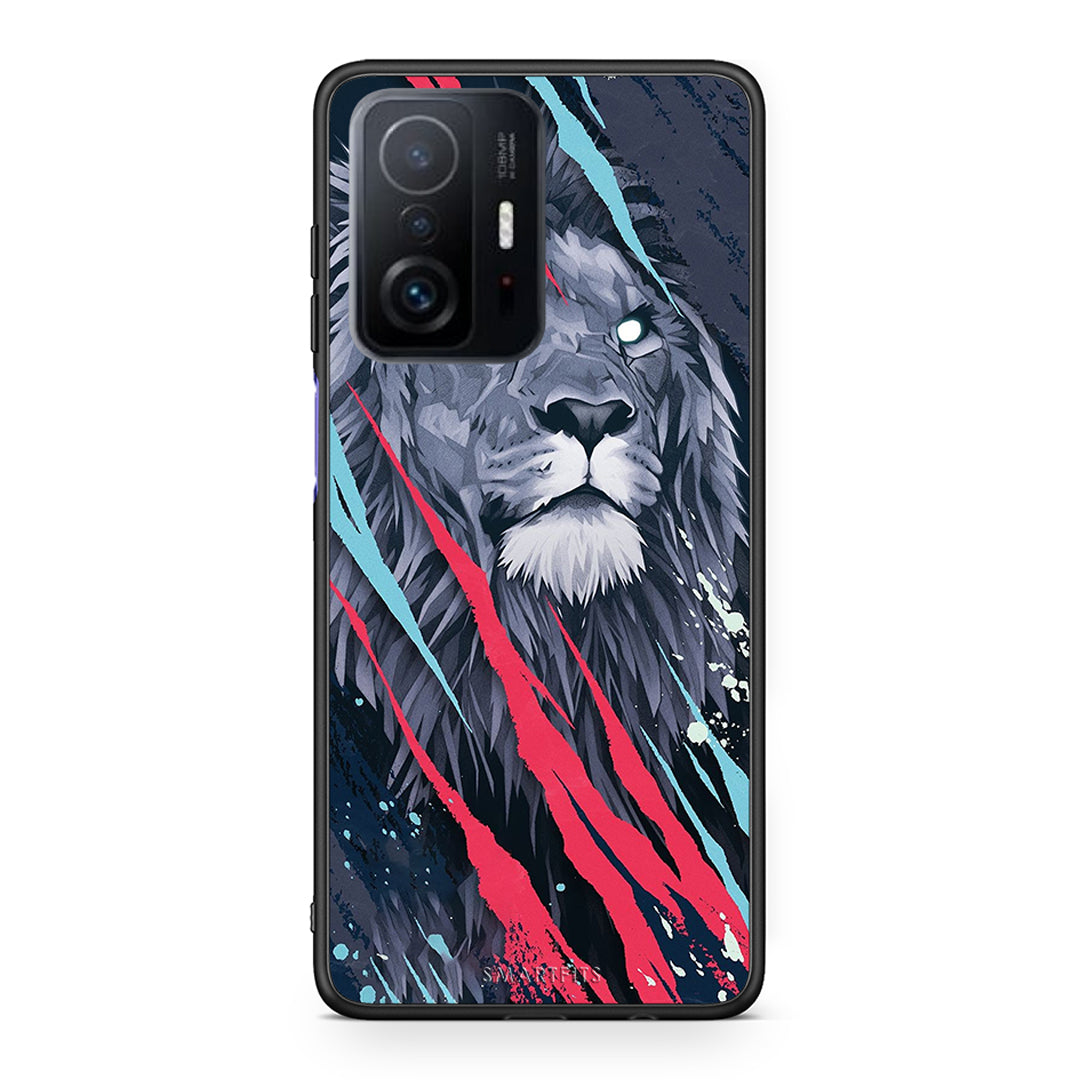 4 - Xiaomi 11T/11T Pro Lion Designer PopArt case, cover, bumper