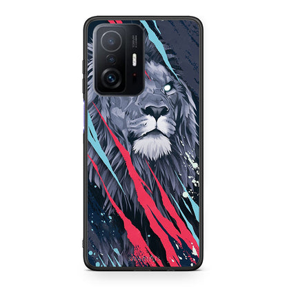 4 - Xiaomi 11T/11T Pro Lion Designer PopArt case, cover, bumper