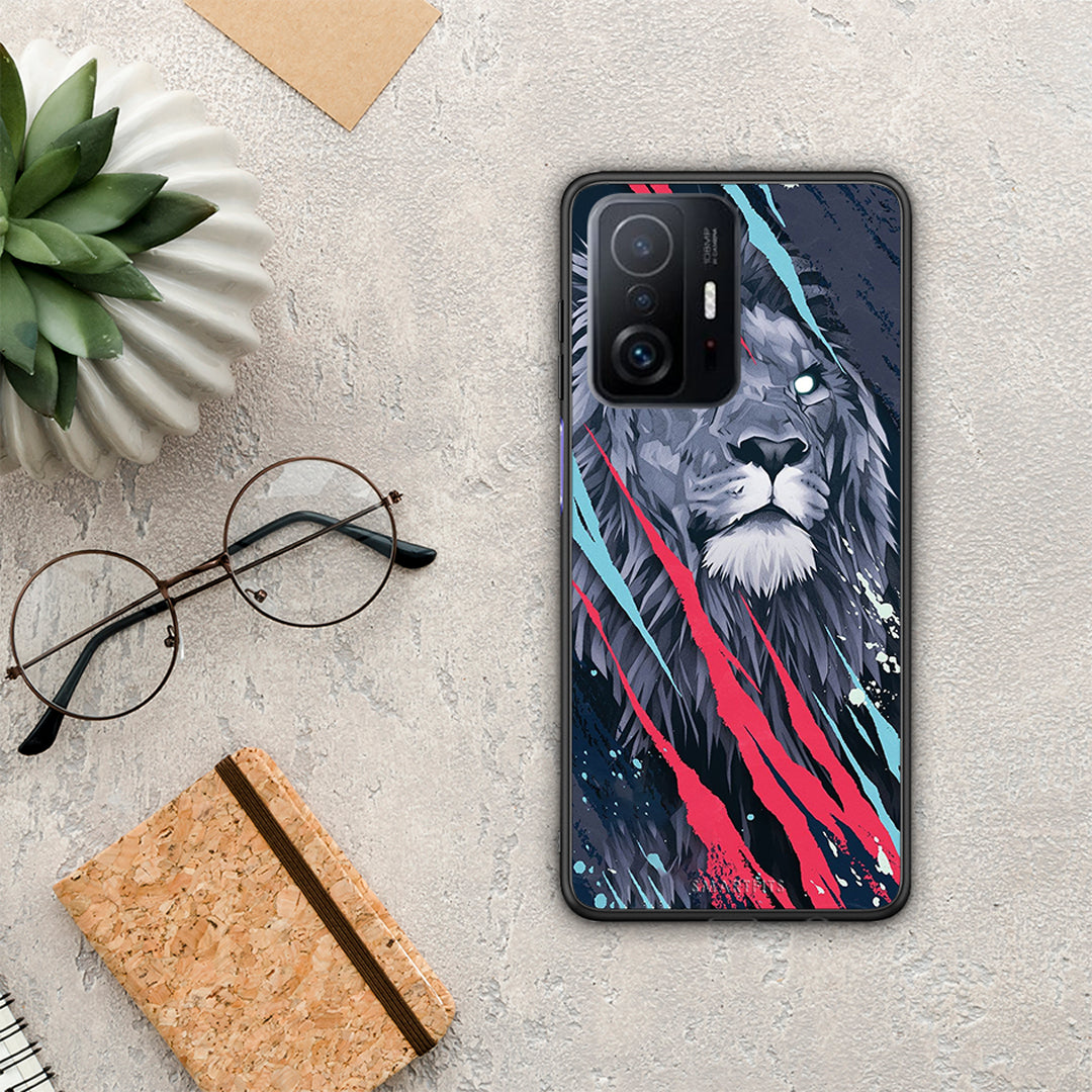 PopArt Lion Designer - Xiaomi 11T / 11T Pro θήκη