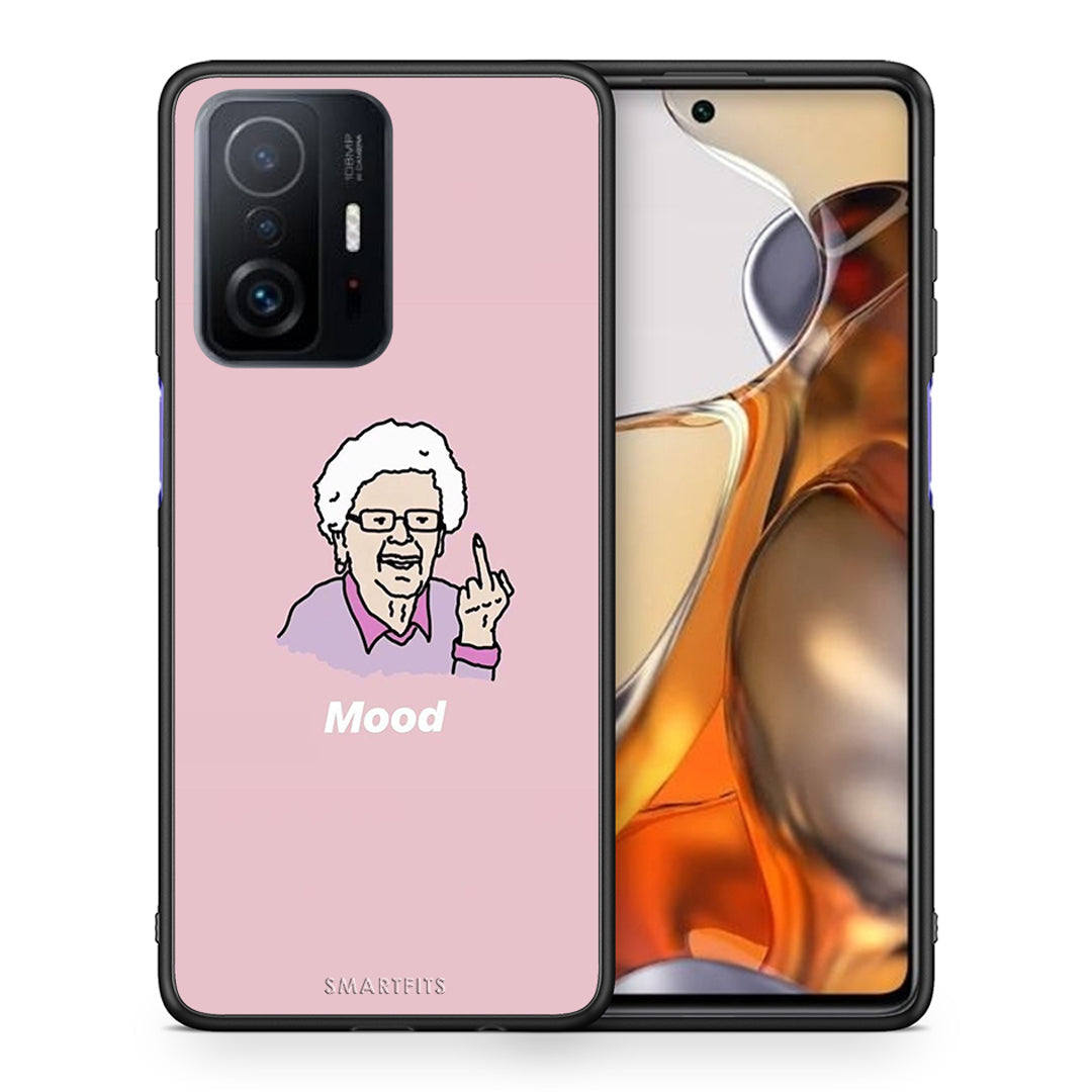 Θήκη Xiaomi 11T/11T Pro Mood PopArt από τη Smartfits με σχέδιο στο πίσω μέρος και μαύρο περίβλημα | Xiaomi 11T/11T Pro Mood PopArt case with colorful back and black bezels