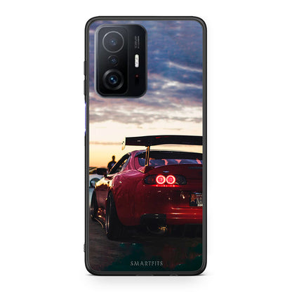 Xiaomi 11T/11T Pro Racing Supra θήκη από τη Smartfits με σχέδιο στο πίσω μέρος και μαύρο περίβλημα | Smartphone case with colorful back and black bezels by Smartfits