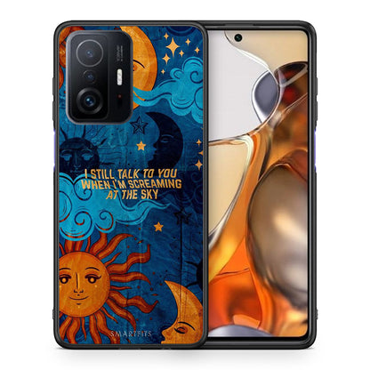 Θήκη Xiaomi 11T/11T Pro Screaming Sky από τη Smartfits με σχέδιο στο πίσω μέρος και μαύρο περίβλημα | Xiaomi 11T/11T Pro Screaming Sky case with colorful back and black bezels