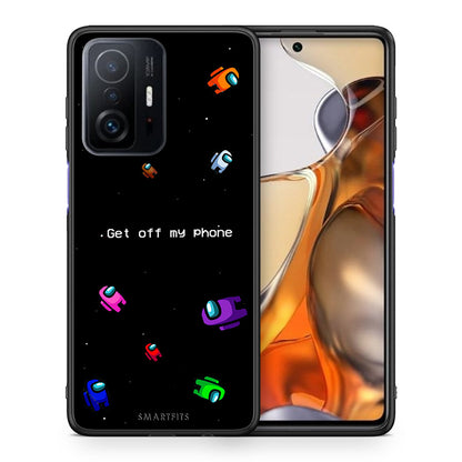 Θήκη Xiaomi 11T/11T Pro AFK Text από τη Smartfits με σχέδιο στο πίσω μέρος και μαύρο περίβλημα | Xiaomi 11T/11T Pro AFK Text case with colorful back and black bezels