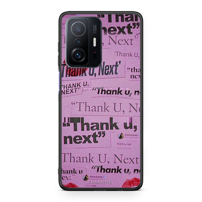 Xiaomi 11T / 11T Pro Thank You Next Θήκη Αγίου Βαλεντίνου από τη Smartfits με σχέδιο στο πίσω μέρος και μαύρο περίβλημα | Smartphone case with colorful back and black bezels by Smartfits