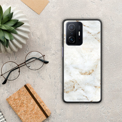 White Gold Marble - Xiaomi 11T / 11T Pro θήκη