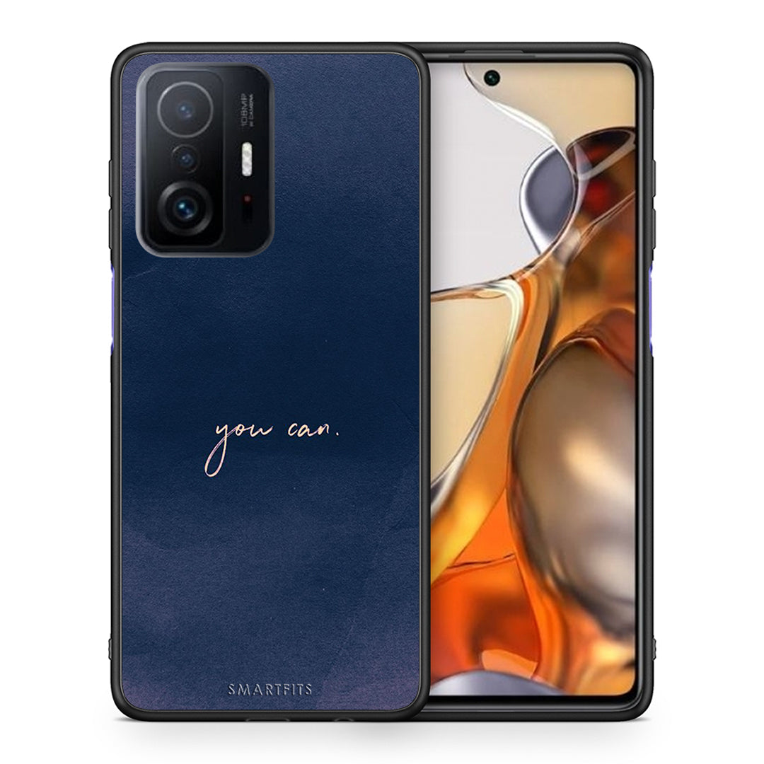 Θήκη Xiaomi 11T/11T Pro You Can από τη Smartfits με σχέδιο στο πίσω μέρος και μαύρο περίβλημα | Xiaomi 11T/11T Pro You Can case with colorful back and black bezels