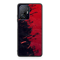 Thumbnail for Xiaomi 11T / 11T Pro Red Paint Θήκη Αγίου Βαλεντίνου από τη Smartfits με σχέδιο στο πίσω μέρος και μαύρο περίβλημα | Smartphone case with colorful back and black bezels by Smartfits