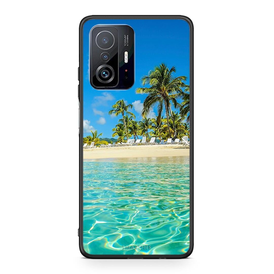 Xiaomi 11T / 11T Pro Tropical Vibes Θήκη από τη Smartfits με σχέδιο στο πίσω μέρος και μαύρο περίβλημα | Smartphone case with colorful back and black bezels by Smartfits