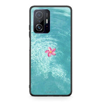 Thumbnail for Xiaomi 11T / 11T Pro Water Flower Θήκη από τη Smartfits με σχέδιο στο πίσω μέρος και μαύρο περίβλημα | Smartphone case with colorful back and black bezels by Smartfits