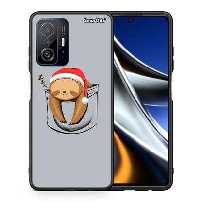 Θήκη Xiaomi 11T/11T Pro Xmas Zzzz από τη Smartfits με σχέδιο στο πίσω μέρος και μαύρο περίβλημα | Xiaomi 11T/11T Pro Xmas Zzzz case with colorful back and black bezels