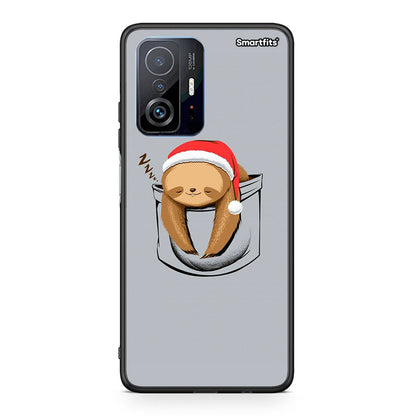 Xiaomi 11T/11T Pro Xmas Zzzz θήκη από τη Smartfits με σχέδιο στο πίσω μέρος και μαύρο περίβλημα | Smartphone case with colorful back and black bezels by Smartfits