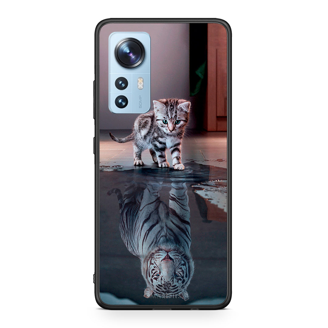4 - Xiaomi 12/12X 5G Tiger Cute case, cover, bumper