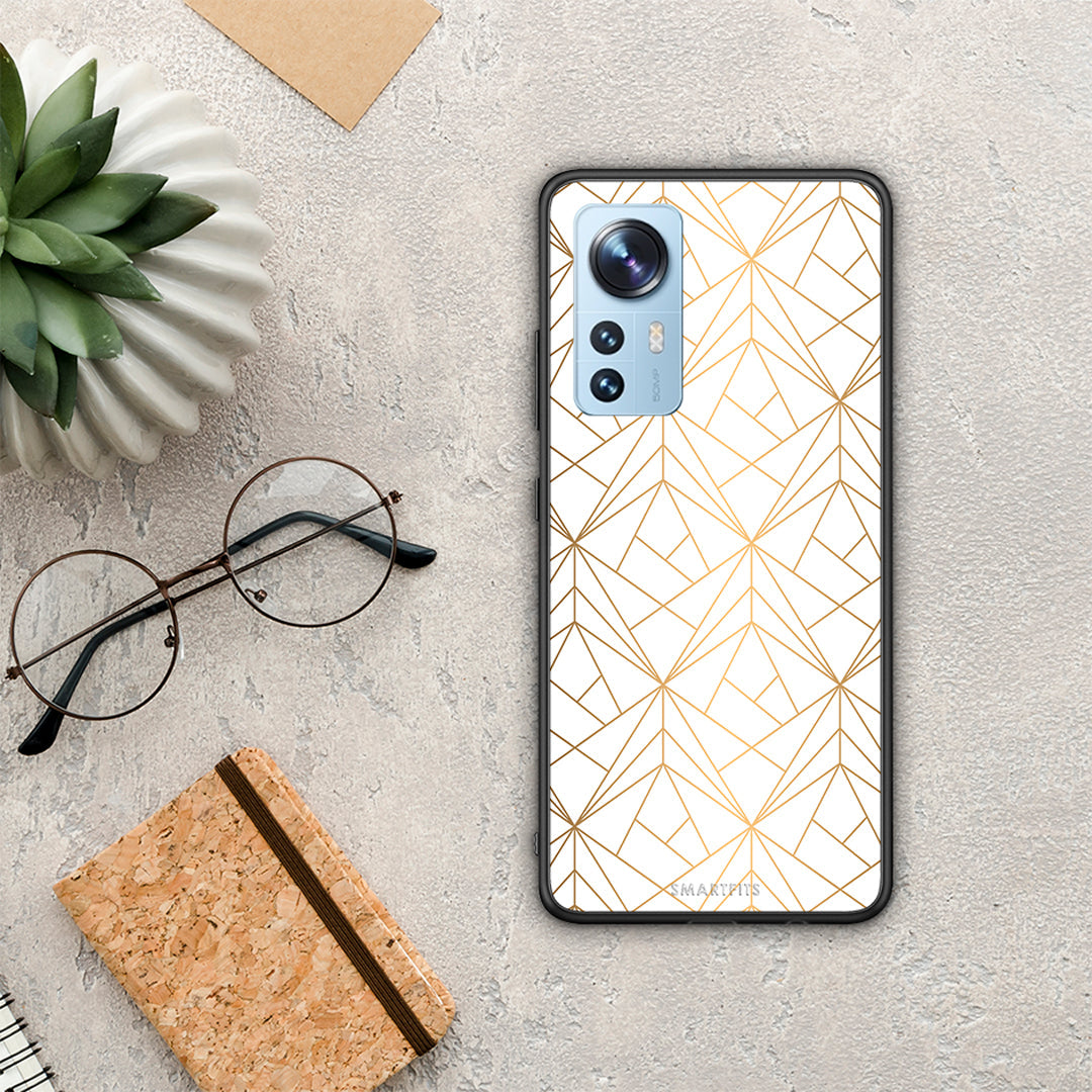 Geometric Luxury White - Xiaomi 12 / 12X 5G θήκη