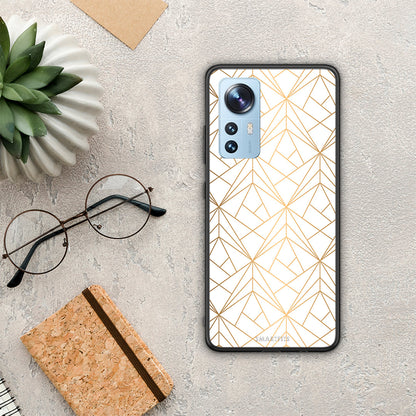 Geometric Luxury White - Xiaomi 12 / 12X 5G θήκη