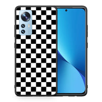 Thumbnail for Θήκη Xiaomi 12/12X 5G Squares Geometric από τη Smartfits με σχέδιο στο πίσω μέρος και μαύρο περίβλημα | Xiaomi 12/12X 5G Squares Geometric case with colorful back and black bezels