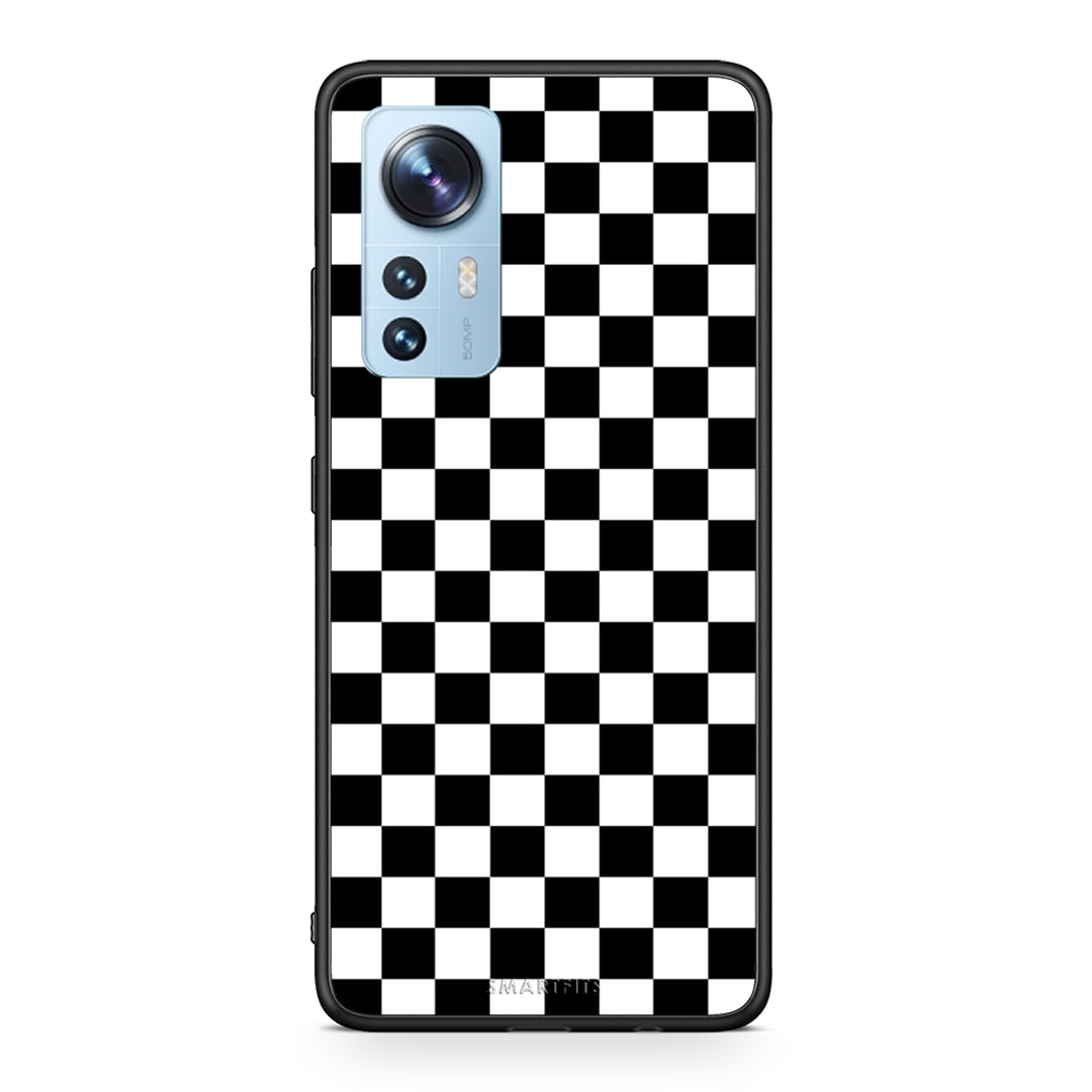 4 - Xiaomi 12/12X 5G Squares Geometric case, cover, bumper