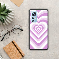 Thumbnail for Lilac Hearts - Xiaomi 12 / 12X 5G θήκη