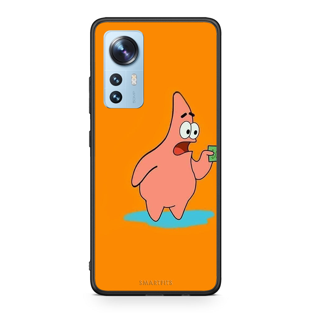 Xiaomi 12 / 12X 5G No Money 1 Θήκη Αγίου Βαλεντίνου από τη Smartfits με σχέδιο στο πίσω μέρος και μαύρο περίβλημα | Smartphone case with colorful back and black bezels by Smartfits