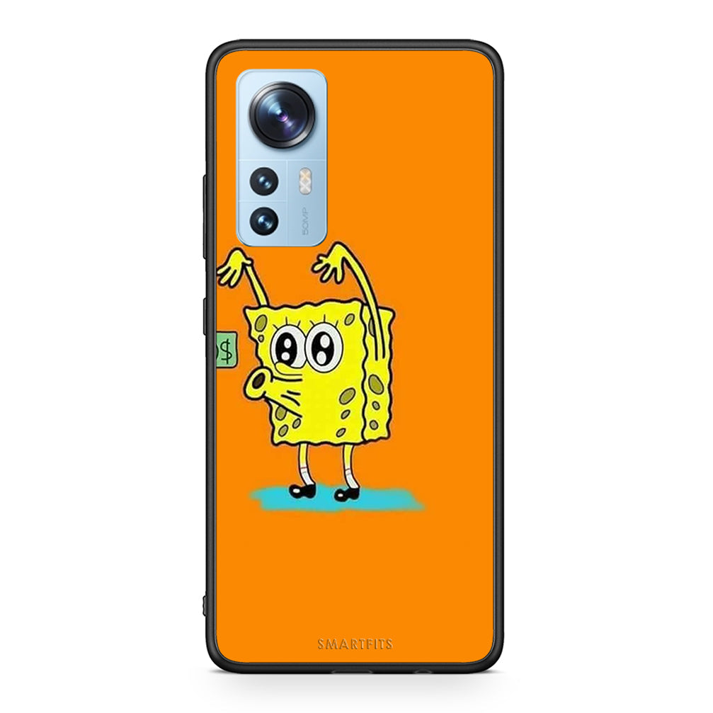 Xiaomi 12 / 12X 5G No Money 2 Θήκη Αγίου Βαλεντίνου από τη Smartfits με σχέδιο στο πίσω μέρος και μαύρο περίβλημα | Smartphone case with colorful back and black bezels by Smartfits