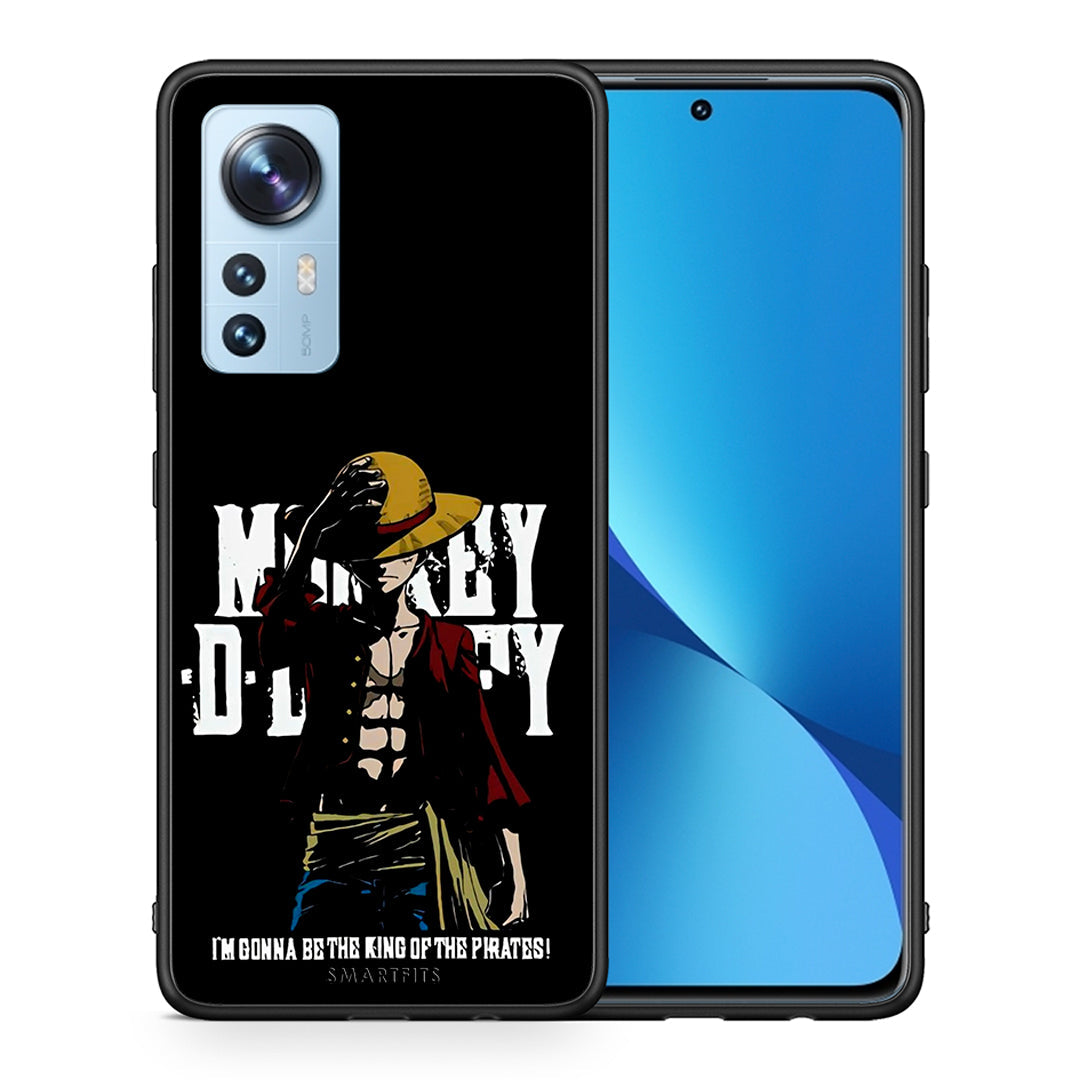 Θήκη Xiaomi 12/12X 5G Pirate King από τη Smartfits με σχέδιο στο πίσω μέρος και μαύρο περίβλημα | Xiaomi 12/12X 5G Pirate King case with colorful back and black bezels