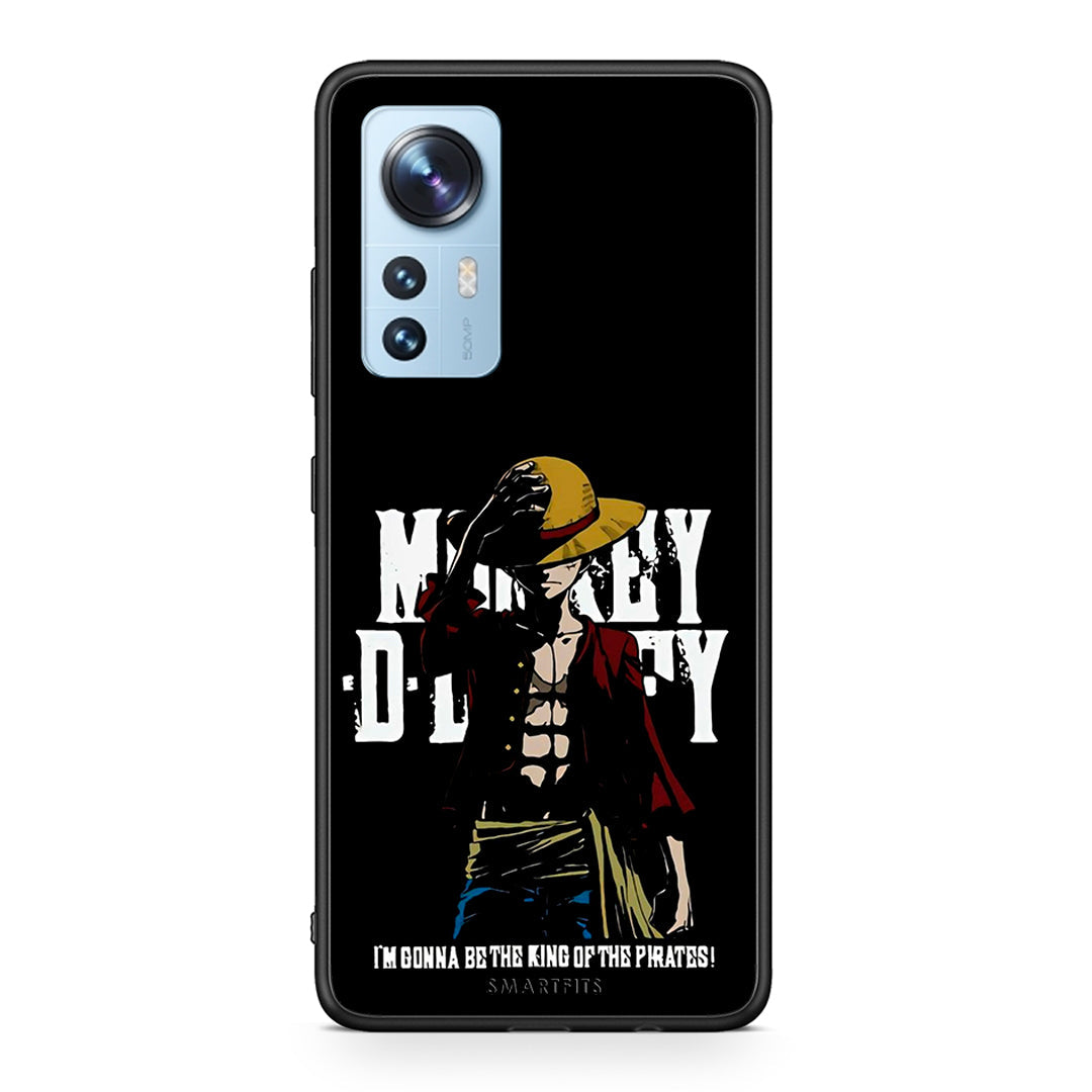 Xiaomi 12/12X 5G Pirate King θήκη από τη Smartfits με σχέδιο στο πίσω μέρος και μαύρο περίβλημα | Smartphone case with colorful back and black bezels by Smartfits