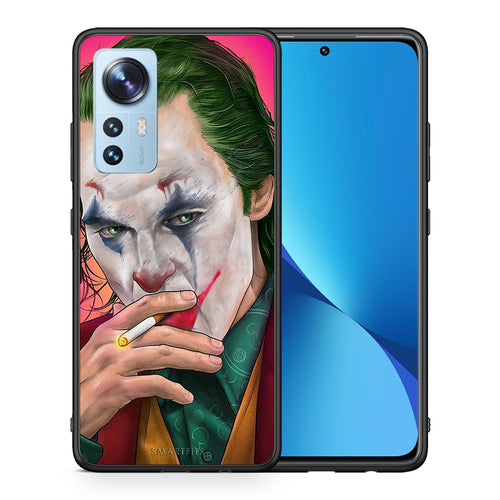 Θήκη Xiaomi 12/12X 5G JokesOnU PopArt από τη Smartfits με σχέδιο στο πίσω μέρος και μαύρο περίβλημα | Xiaomi 12/12X 5G JokesOnU PopArt case with colorful back and black bezels