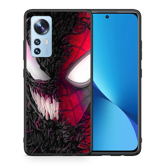 Θήκη iPhone 11 Pro Max SpiderVenom PopArt από τη Smartfits με σχέδιο στο πίσω μέρος και μαύρο περίβλημα | iPhone 11 Pro Max SpiderVenom PopArt case with colorful back and black bezels