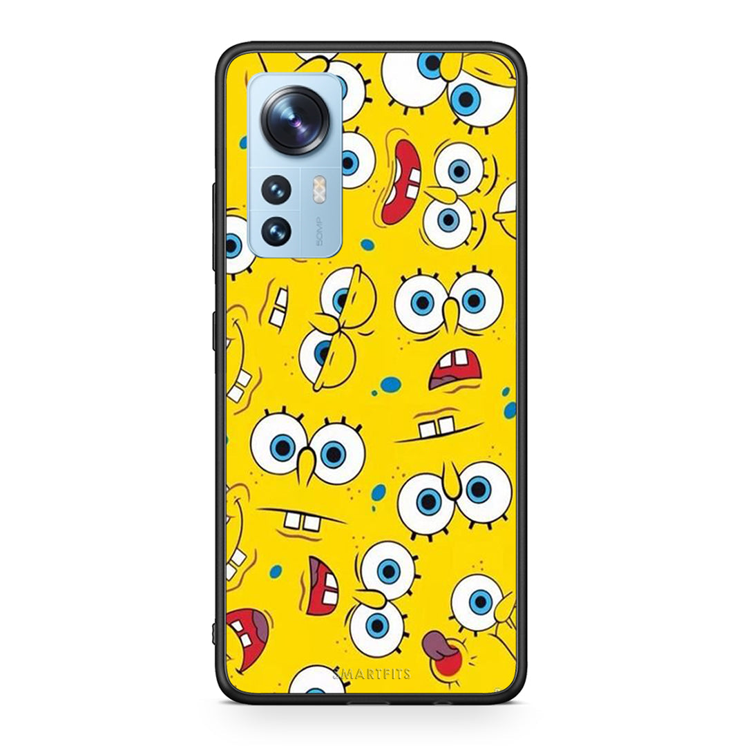 4 - Xiaomi 12/12X 5G Sponge PopArt case, cover, bumper