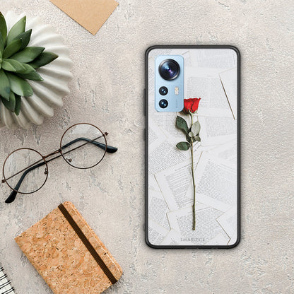 Red Rose - Xiaomi 12 / 12X 5G θήκη