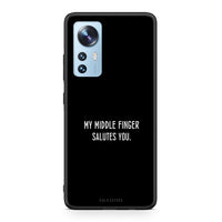 Thumbnail for Xiaomi 12/12X 5G Salute θήκη από τη Smartfits με σχέδιο στο πίσω μέρος και μαύρο περίβλημα | Smartphone case with colorful back and black bezels by Smartfits