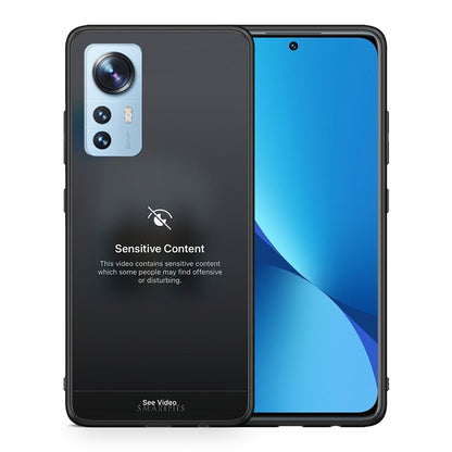 Θήκη Xiaomi 12/12X 5G Sensitive Content από τη Smartfits με σχέδιο στο πίσω μέρος και μαύρο περίβλημα | Xiaomi 12/12X 5G Sensitive Content case with colorful back and black bezels