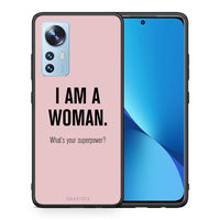 Thumbnail for Θήκη Xiaomi 12/12X 5G Superpower Woman από τη Smartfits με σχέδιο στο πίσω μέρος και μαύρο περίβλημα | Xiaomi 12/12X 5G Superpower Woman case with colorful back and black bezels