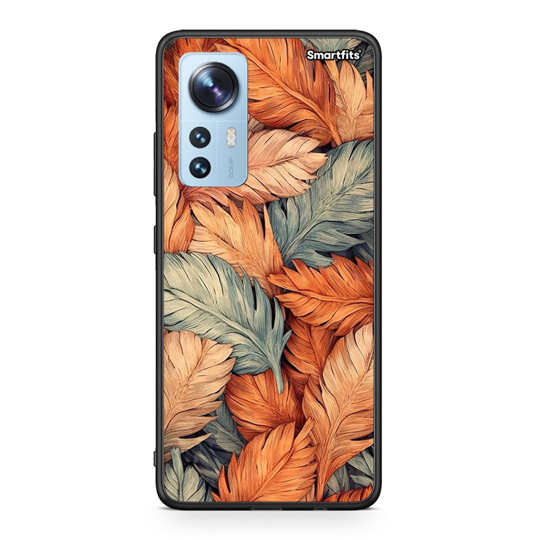 Xiaomi 12 / 12X 5G Autumn Leaves Θήκη από τη Smartfits με σχέδιο στο πίσω μέρος και μαύρο περίβλημα | Smartphone case with colorful back and black bezels by Smartfits