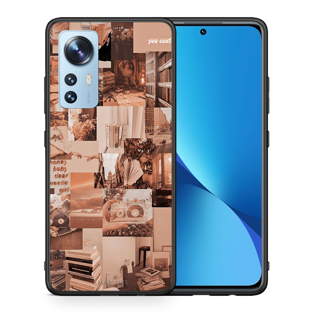 Θήκη Αγίου Βαλεντίνου Xiaomi 12 / 12X 5G Collage You Can από τη Smartfits με σχέδιο στο πίσω μέρος και μαύρο περίβλημα | Xiaomi 12 / 12X 5G Collage You Can case with colorful back and black bezels