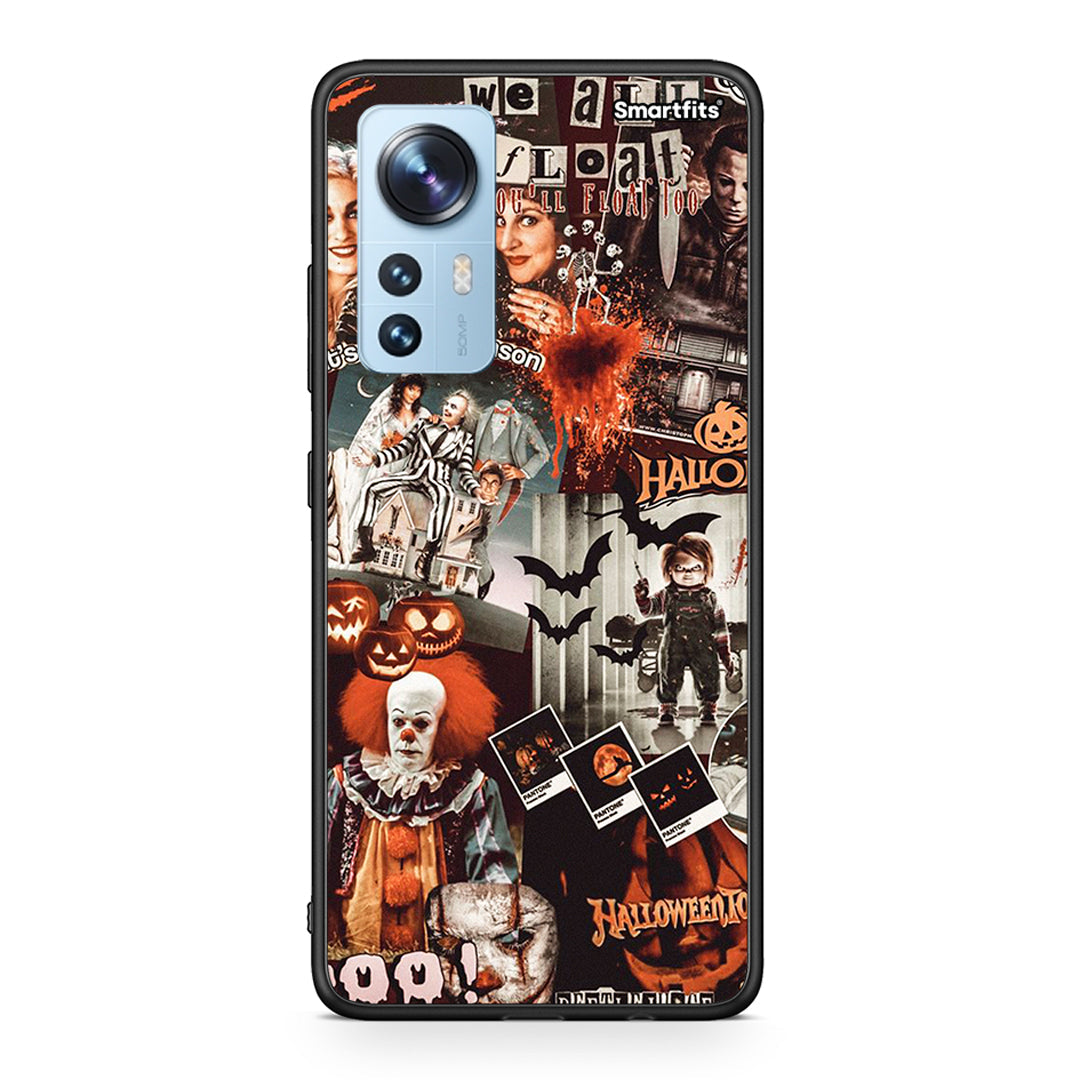 Xiaomi 12 / 12X 5G Halloween Spooky Season Θήκη από τη Smartfits με σχέδιο στο πίσω μέρος και μαύρο περίβλημα | Smartphone case with colorful back and black bezels by Smartfits