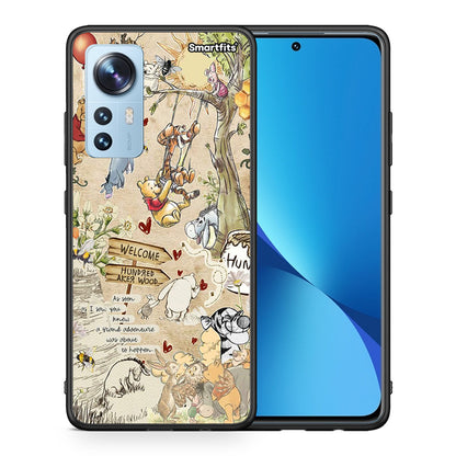 Θήκη Xiaomi 12/12X 5G Happy Friends από τη Smartfits με σχέδιο στο πίσω μέρος και μαύρο περίβλημα | Xiaomi 12/12X 5G Happy Friends case with colorful back and black bezels