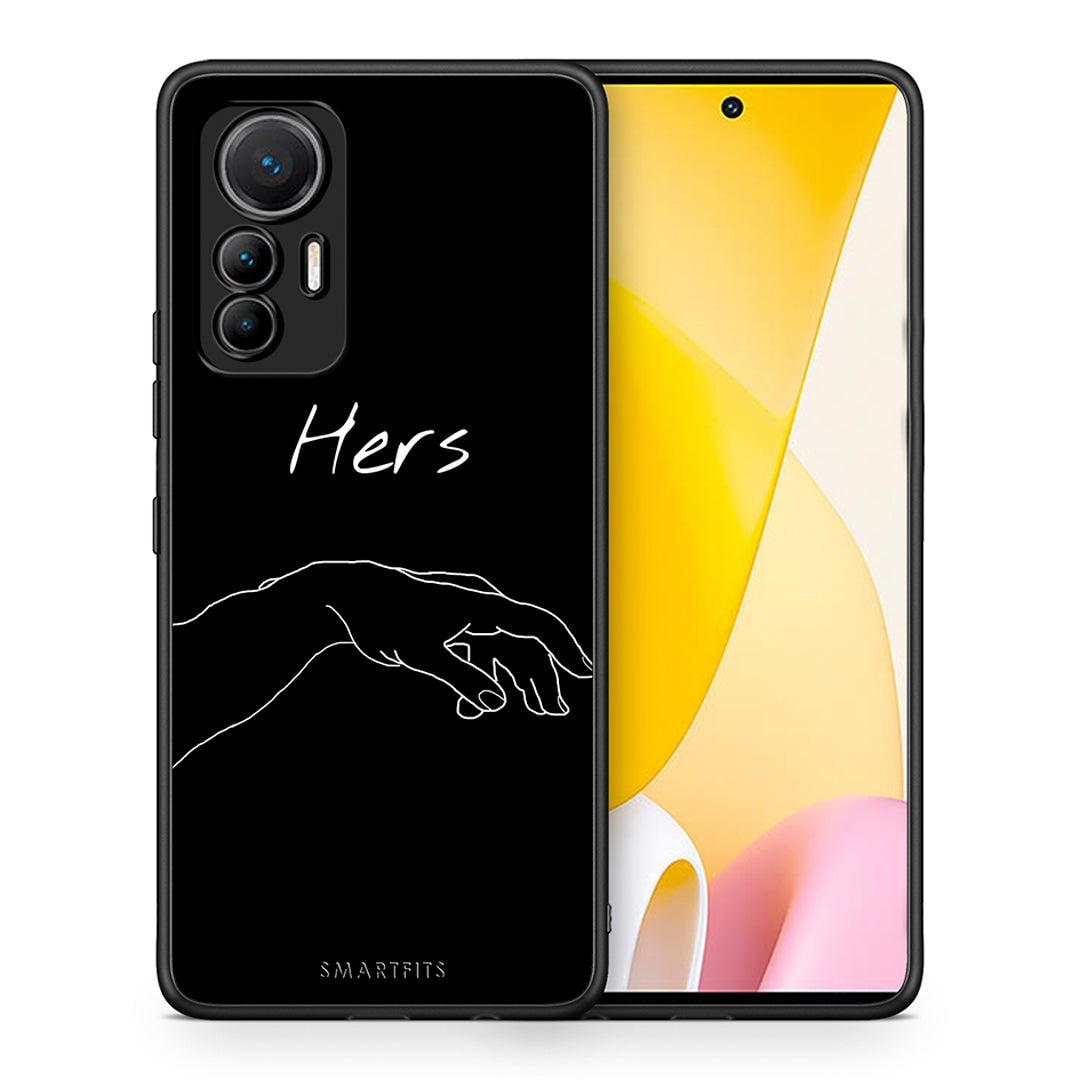 Θήκη Αγίου Βαλεντίνου Xiaomi 12 Lite 5G Aeshetic Love 1 από τη Smartfits με σχέδιο στο πίσω μέρος και μαύρο περίβλημα | Xiaomi 12 Lite 5G Aeshetic Love 1 case with colorful back and black bezels