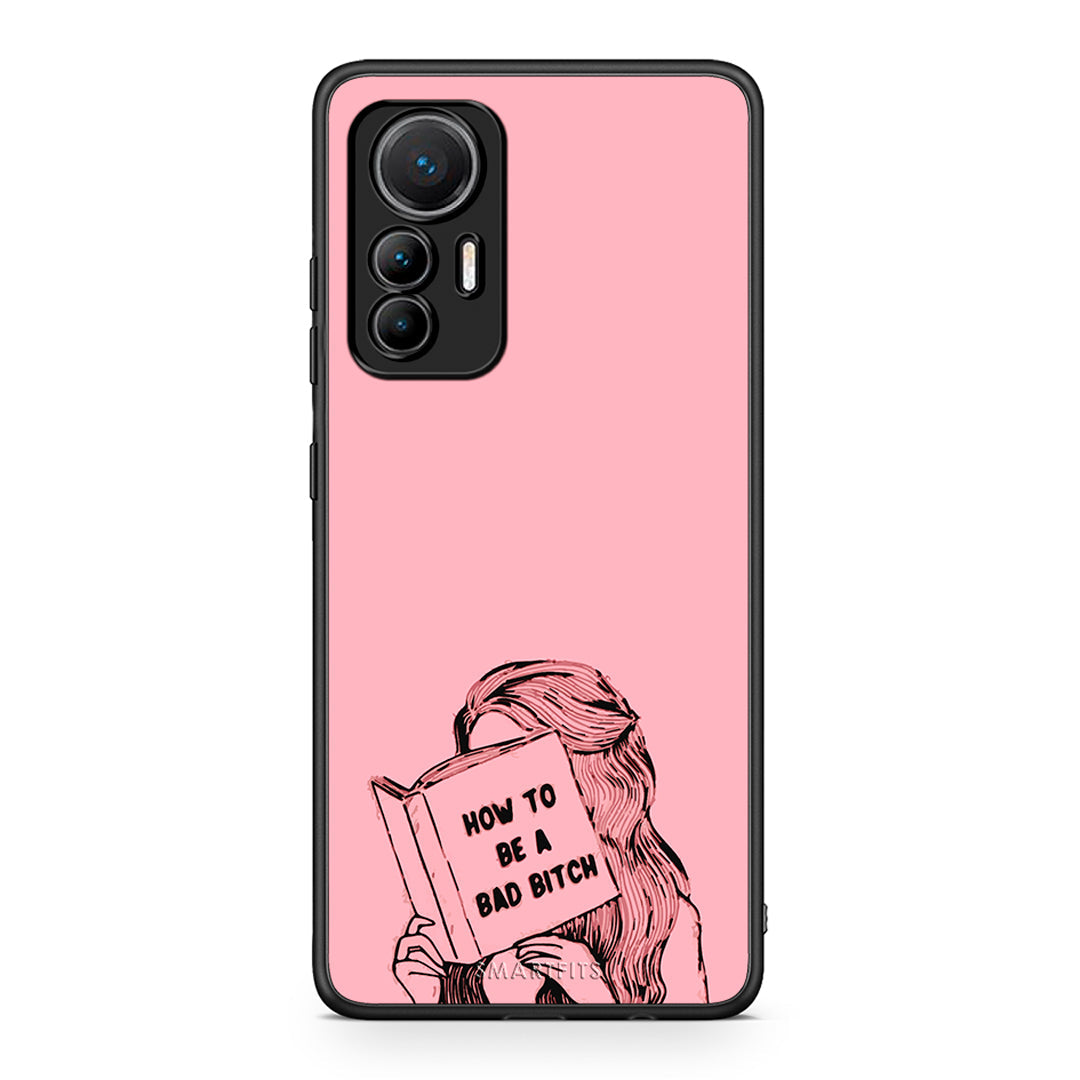 Xiaomi 12 Lite 5G Bad Bitch θήκη από τη Smartfits με σχέδιο στο πίσω μέρος και μαύρο περίβλημα | Smartphone case with colorful back and black bezels by Smartfits