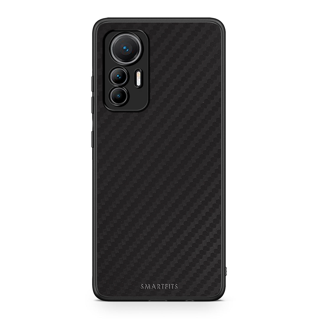 0 - Xiaomi 12 Lite 5G Black Carbon case, cover, bumper