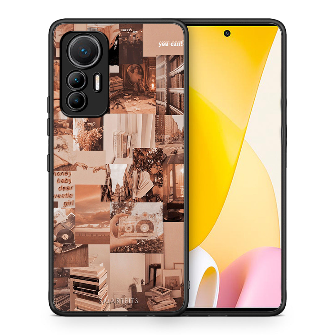 Θήκη Αγίου Βαλεντίνου Xiaomi 12 Lite 5G Collage You Can από τη Smartfits με σχέδιο στο πίσω μέρος και μαύρο περίβλημα | Xiaomi 12 Lite 5G Collage You Can case with colorful back and black bezels