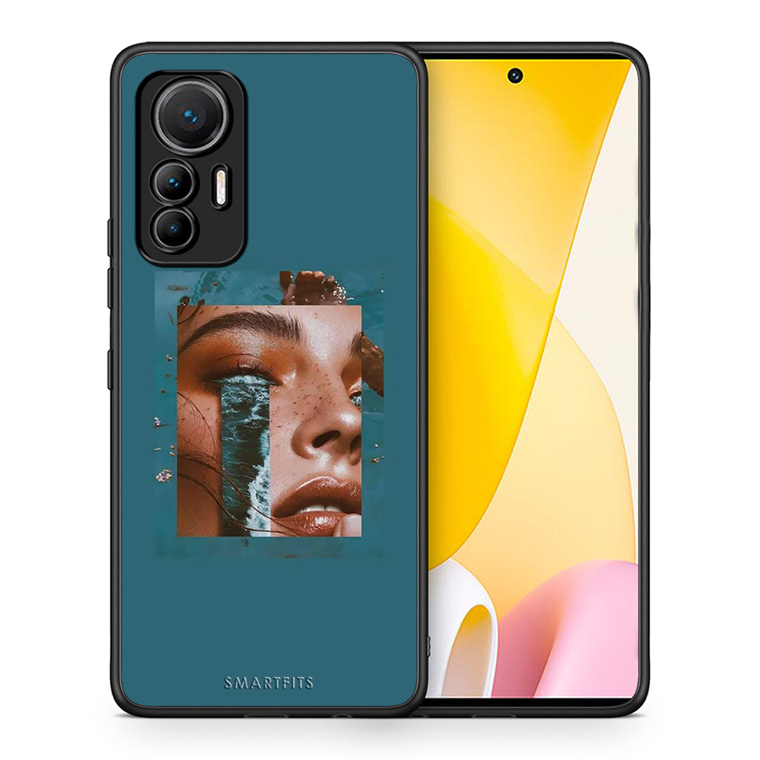 Θήκη Xiaomi 12 Lite 5G Cry An Ocean από τη Smartfits με σχέδιο στο πίσω μέρος και μαύρο περίβλημα | Xiaomi 12 Lite 5G Cry An Ocean case with colorful back and black bezels