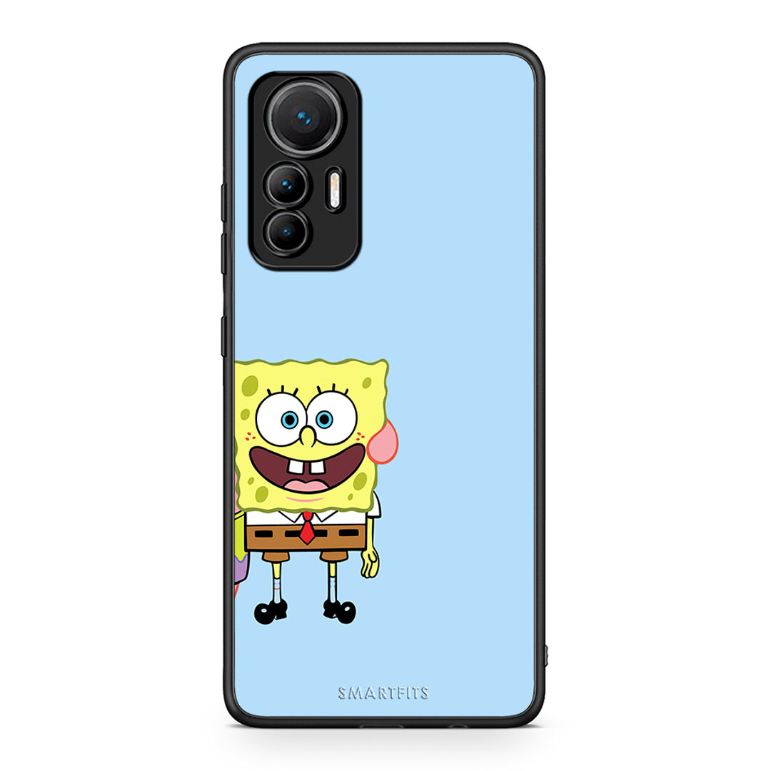 Xiaomi 12 Lite 5G Friends Bob θήκη από τη Smartfits με σχέδιο στο πίσω μέρος και μαύρο περίβλημα | Smartphone case with colorful back and black bezels by Smartfits