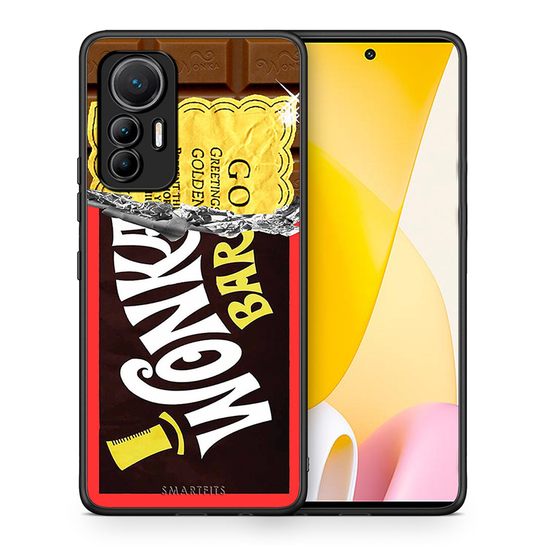 Θήκη Xiaomi 12 Lite 5G Golden Ticket από τη Smartfits με σχέδιο στο πίσω μέρος και μαύρο περίβλημα | Xiaomi 12 Lite 5G Golden Ticket case with colorful back and black bezels