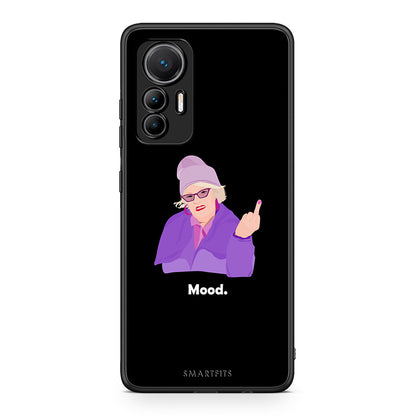 Xiaomi 12 Lite 5G Grandma Mood Black θήκη από τη Smartfits με σχέδιο στο πίσω μέρος και μαύρο περίβλημα | Smartphone case with colorful back and black bezels by Smartfits