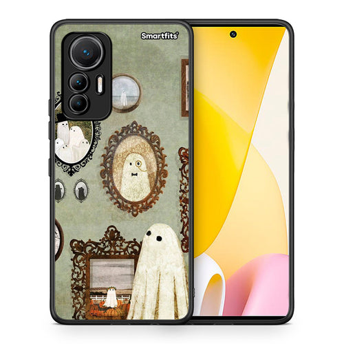 Θήκη Xiaomi 12 Lite 5G Halloween Ghost Season από τη Smartfits με σχέδιο στο πίσω μέρος και μαύρο περίβλημα | Xiaomi 12 Lite 5G Halloween Ghost Season case with colorful back and black bezels