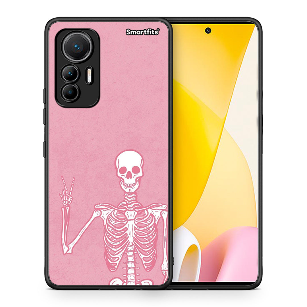 Θήκη Xiaomi 12 Lite 5G Halloween Motivation από τη Smartfits με σχέδιο στο πίσω μέρος και μαύρο περίβλημα | Xiaomi 12 Lite 5G Halloween Motivation case with colorful back and black bezels