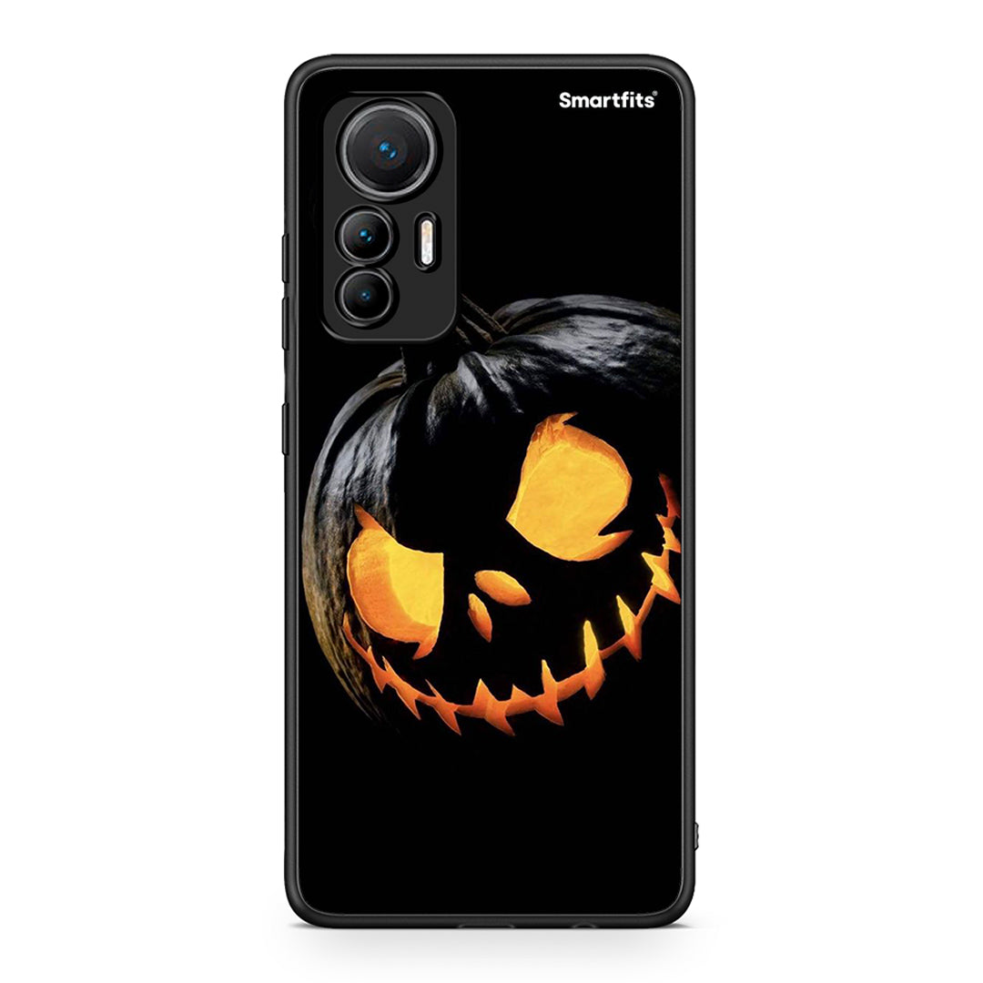 Xiaomi 12 Lite 5G Halloween Scary Pumpkin θήκη από τη Smartfits με σχέδιο στο πίσω μέρος και μαύρο περίβλημα | Smartphone case with colorful back and black bezels by Smartfits