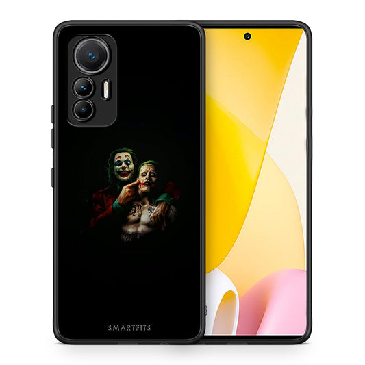 Θήκη Xiaomi 12 Lite 5G Clown Hero από τη Smartfits με σχέδιο στο πίσω μέρος και μαύρο περίβλημα | Xiaomi 12 Lite 5G Clown Hero case with colorful back and black bezels